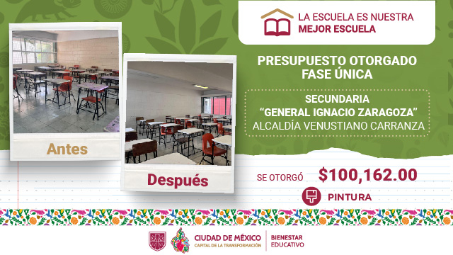 RENDICIÓN DE CUENTAS ESCUELA SECUNDARIA GENERAL IGNACIO ZARAGOZA